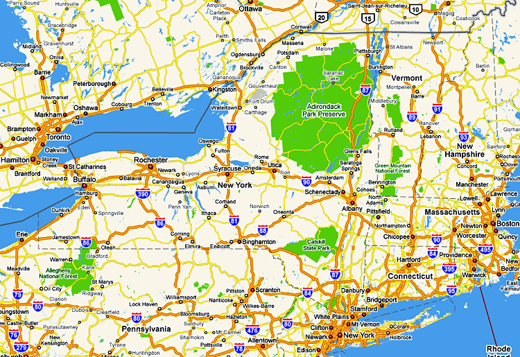 New York State Map Google – Map Vector